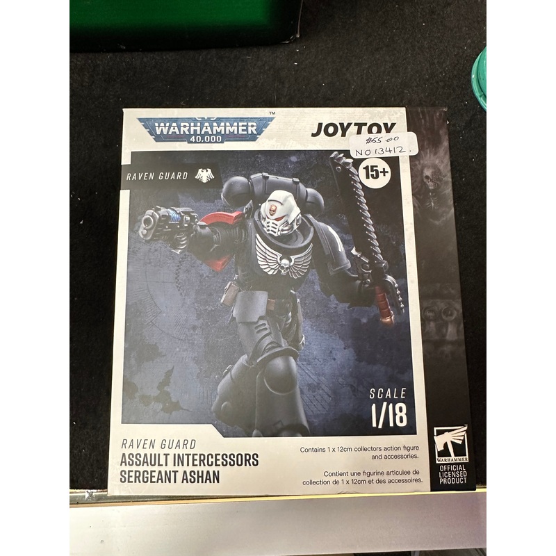 WARHAMMER 40,000 RAVEN GUARD JOY TOY INTERCESSORS SERGEANT ASHAN  1/18 SCALE