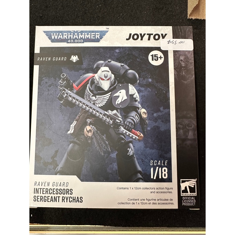 WARHAMMER 40,000 RAVEN GUARD JOY TOY INTERCESSORS SERGEANT RYCHAS 1/18 SCALE
