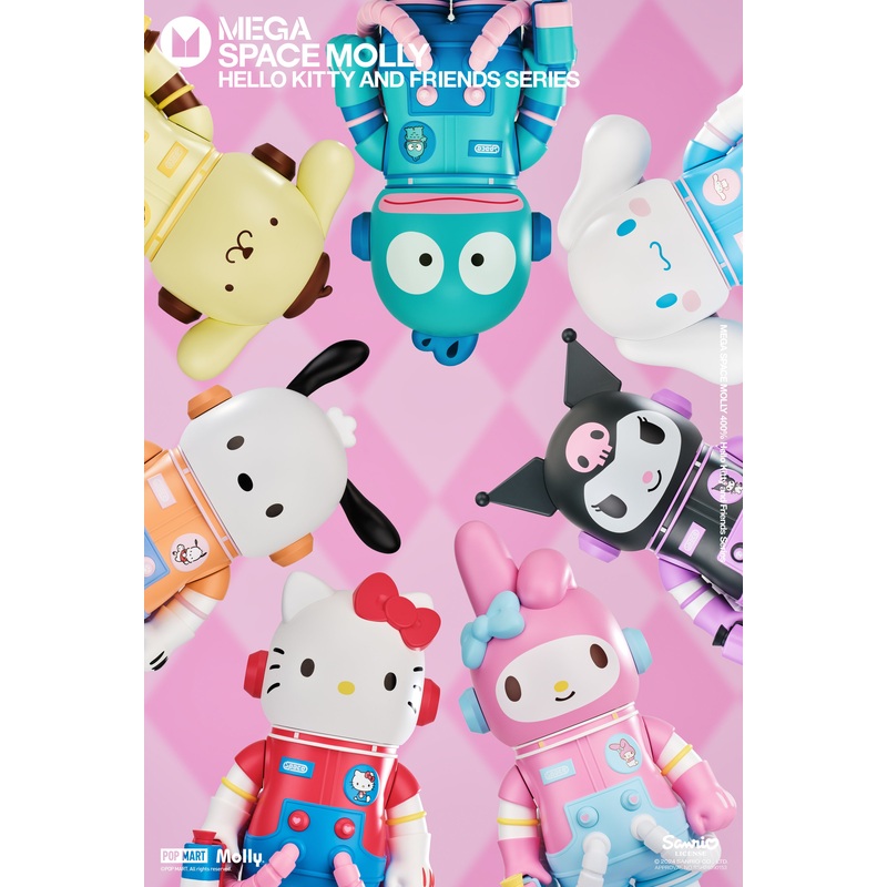 POP MART MEGA SPACE MOLLY 400% Sanrio Characters Series