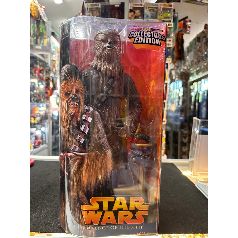 STAR WARS REVENGE OF THE SITH CHEWBACCA K.B TOYS EXCLUSIVE
