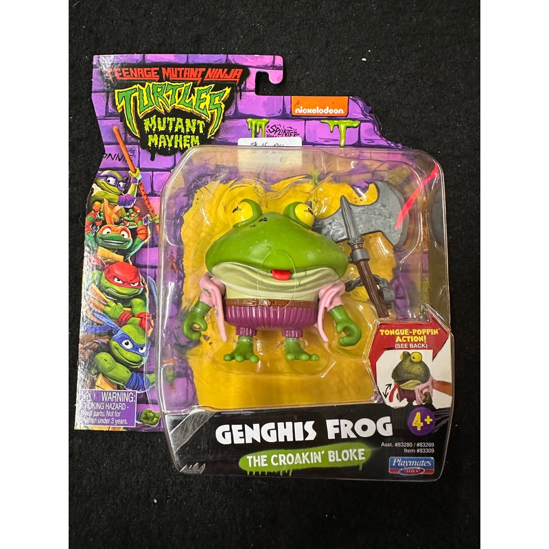 TEENAGE MUTANT NINJA TURTLES MUTANT MAYHEM GENGHIS FROG THE CROAKIN BLOKE
