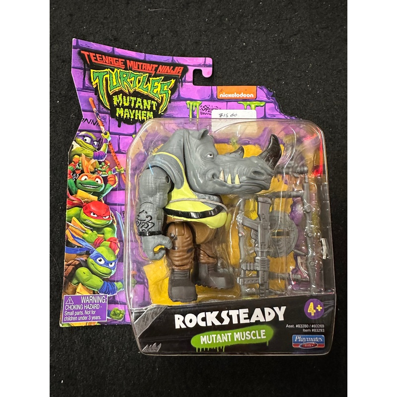 TEENAGE MUTANT NINJA TURTLES MUTANT MAYHEM ROCKSTEADY MUTANT MUSCLE