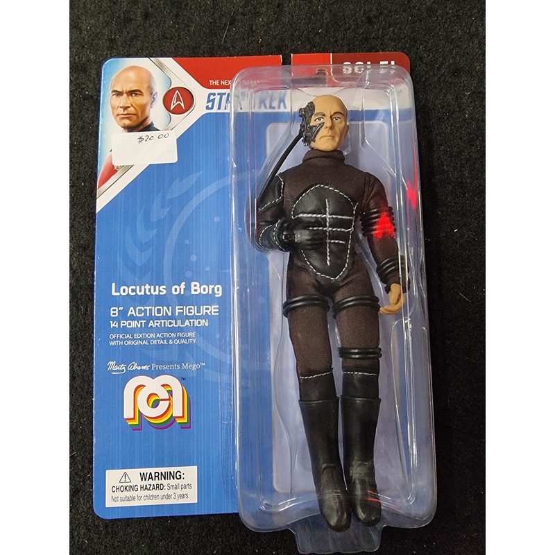 STAR TREK LOCUTUS OF BORG 8 ACTION FIGURE