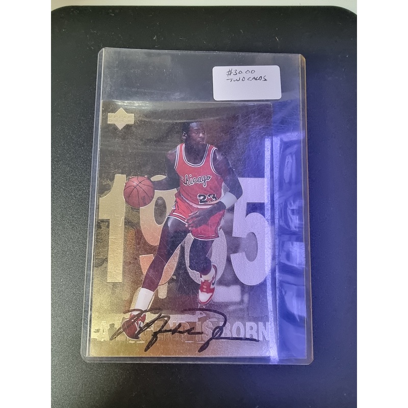 1998 UPPER DECK MICHAEL JORDAN GATORADE # 1 GOLD FOIL AND #2