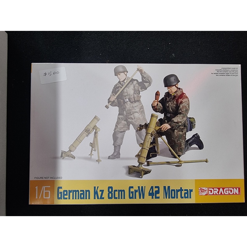 1/6 SCALE GERMAN KZ GRW 42 MORTAR
