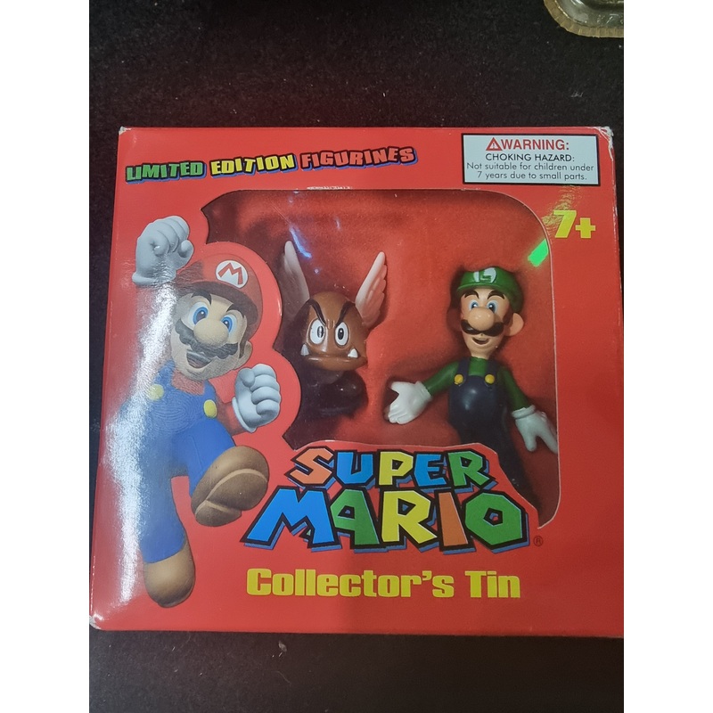 SUPER MARIO LIMITED EDITION FIGURINES COLLECTOR’S TIN PARAGOOMBA