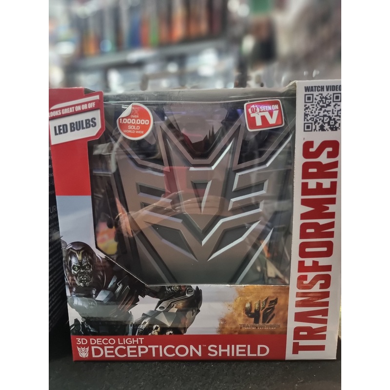 TRANSFORMERS 3D DECO LIGHT DECEPTICON SHIELD
