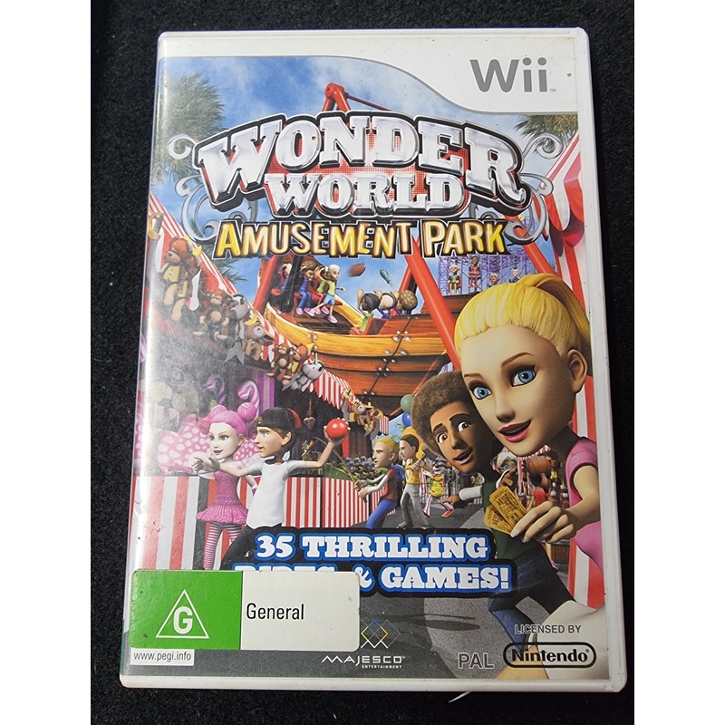 WONDER WORLD AMUSEMENT PARK  WII