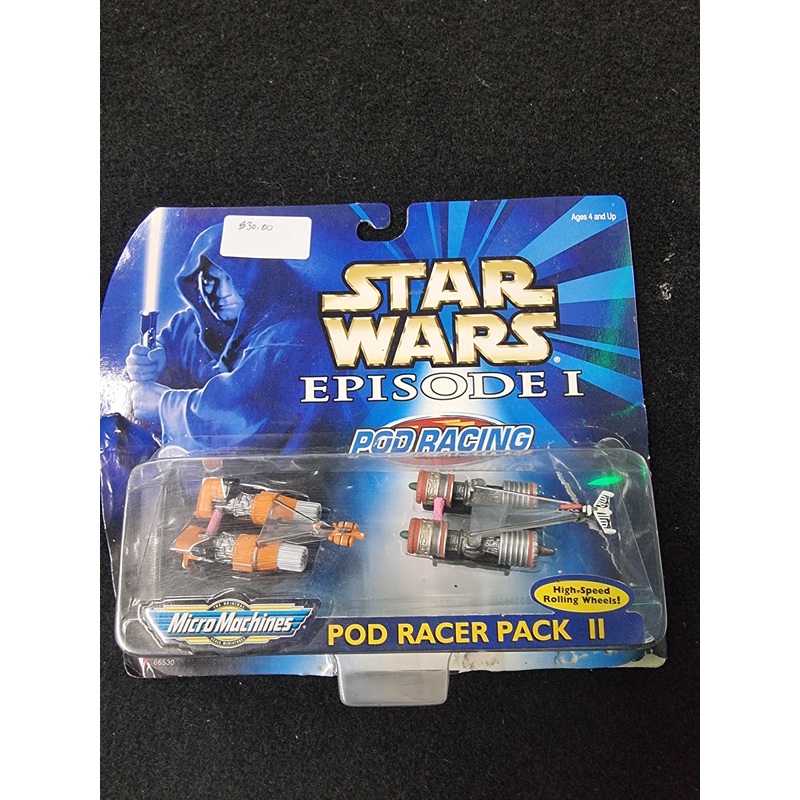 STAR WARS EPISODE 1 POD RACING MICROMACHINE POD RACER PACK II