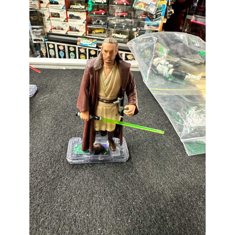 STAR WARS Phantom Menace Qui-Gon Jinn Naboo 1999 Loose Action Figure