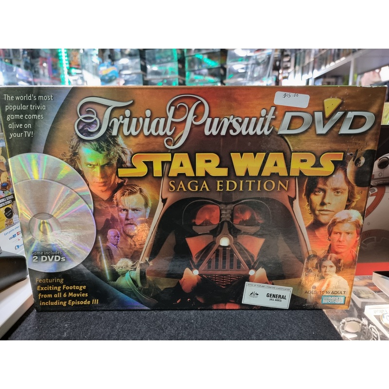 STAR WARS TRIVIA PURSUIT SAGA EDITION DVD