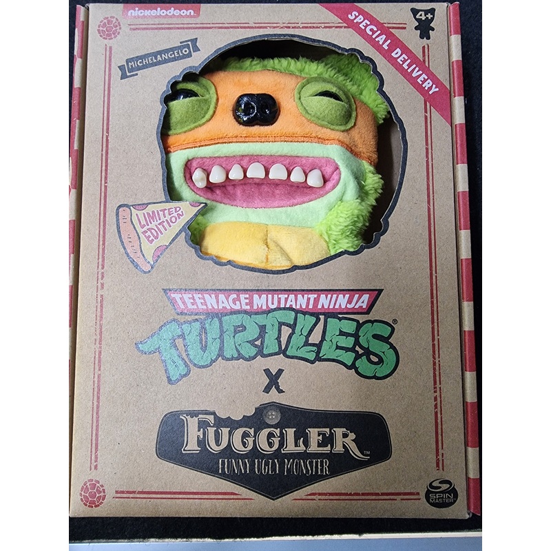 TEENAGE MUTANT NINJA TURTLES FUGGLER FUNNY UGLY MONSTER MICHELANGELO