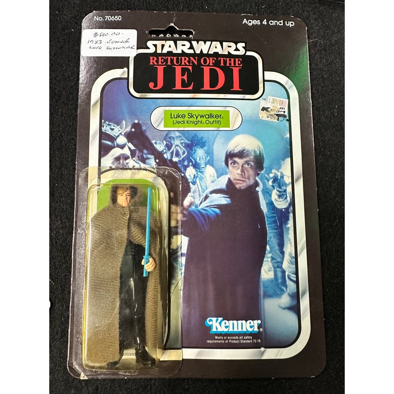 VINTAGE KENNER STAR WARS 1983 ROTJ LUKE JEDI KNIGHT 65