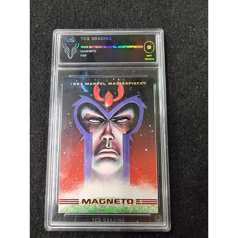 1993 ’93 Marvel Masterpieces Magneto #39  TCG 9 Mint  X-Men Villain Skybox