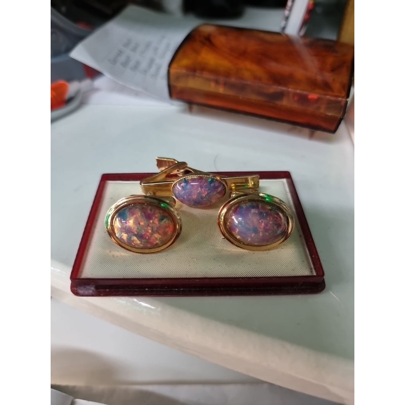 Vintage  Cufflinks & Tie Pin Set