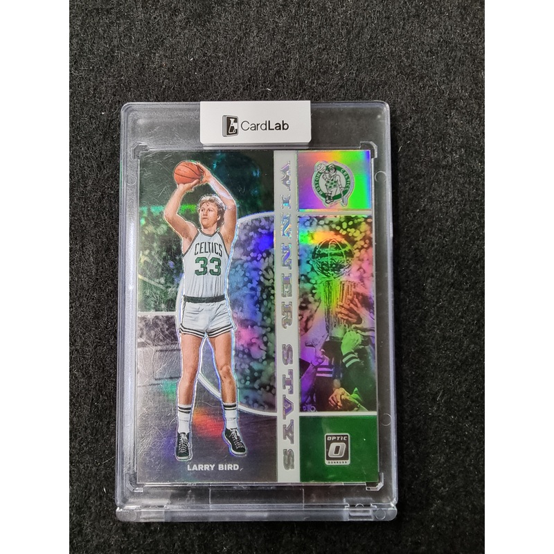 2019-20 Donruss Optic Winner Stays Lime Green /#11 Larry Bird