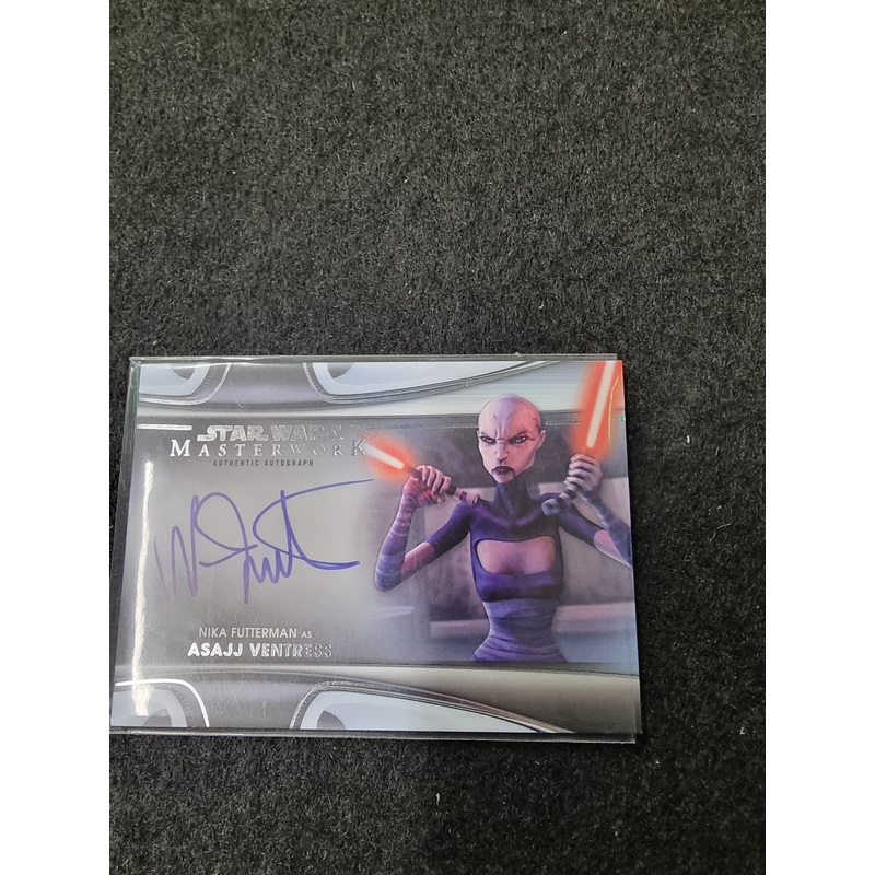 2021 Star Wars Masterwork Nika Futterman as Asajj Ventress Auto Autograph #MWANF