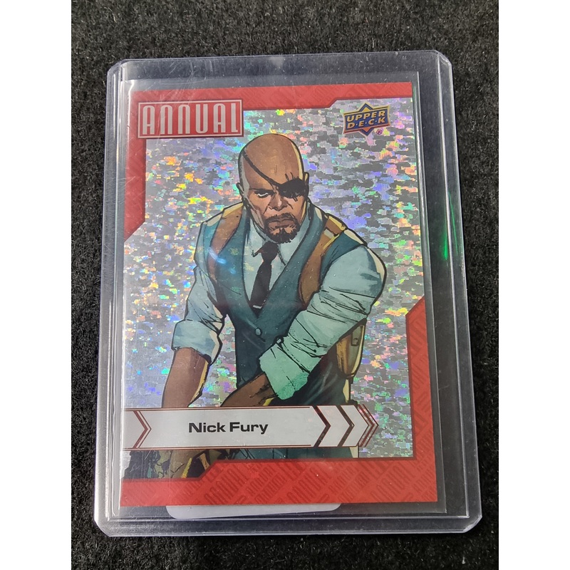 2022-23 UD Marvel Nick Fury Annual pick a card complete your set base inserts parallels