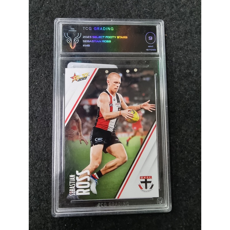 2023 Select AFL Footy Stars St Kilda Saints Sebastian Ross #148 TGC GRADING 9