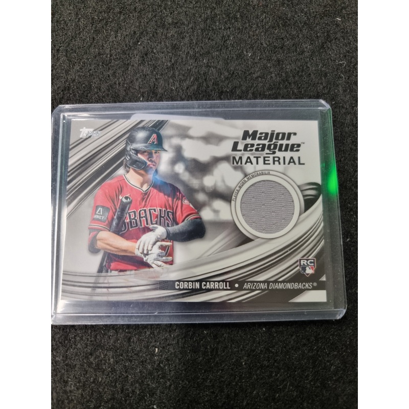 2023 Topps Corbin Carroll Material Card