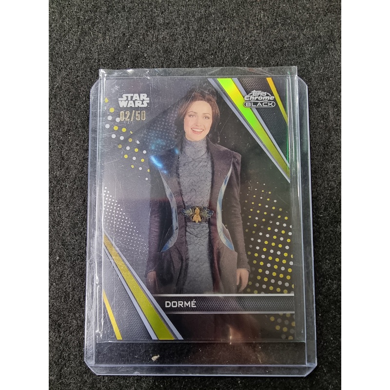 2023 Topps Star Wars Chrome Black Dorme /99 Teal