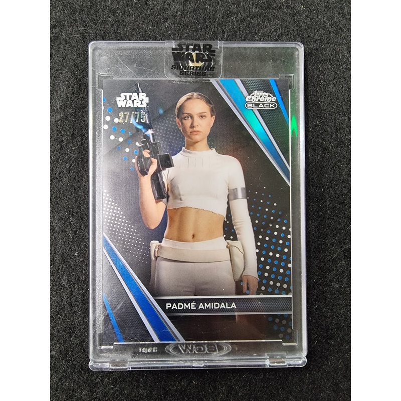 Star Wars Topps Chrome Padme Amidala #44 Blue 27/75