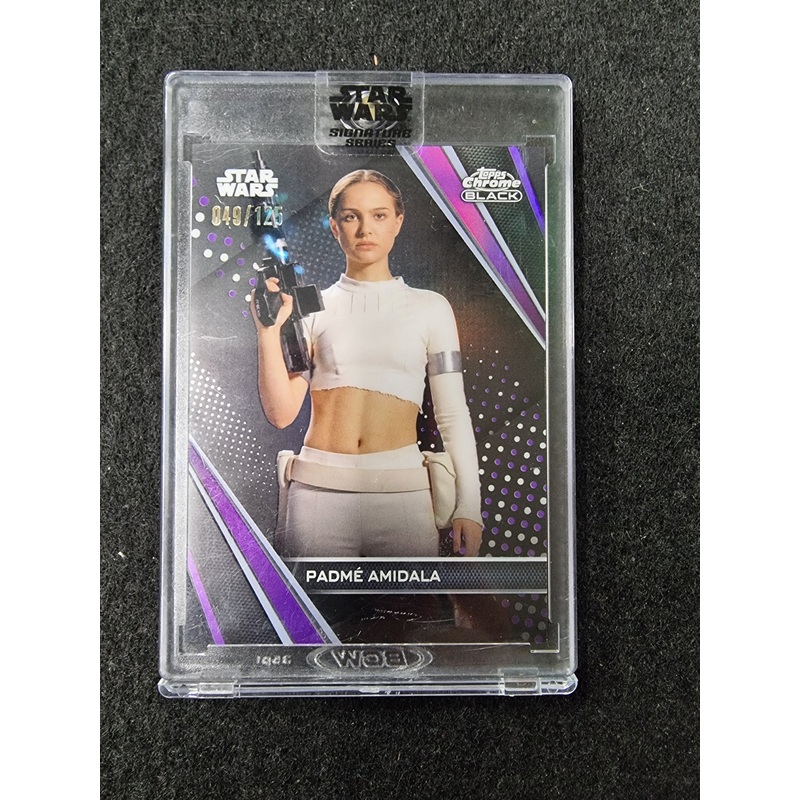 Star Wars Topps Chrome Padme Amidala #44 PURPLE 049/125