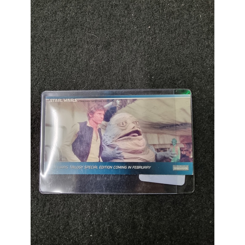 VINTAGE 1997 Topps Star Wars Trilogy Special Edition Widevision Laser Cut #H3