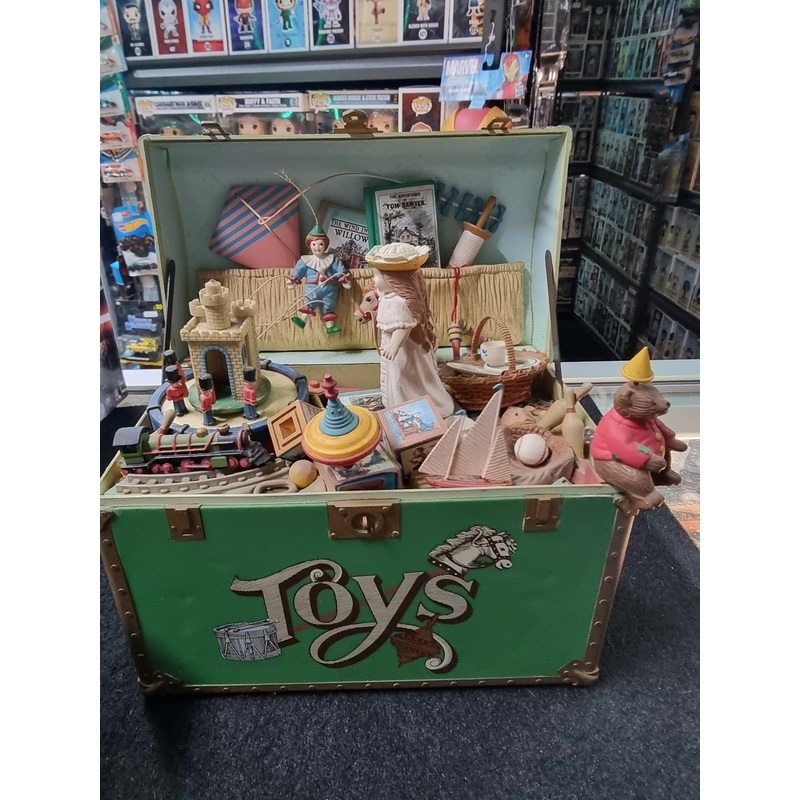 VINTAGE ENESCO 1986 MUSIC BOX TOY SYMPHONY TREASURE CHEST OF TOYS