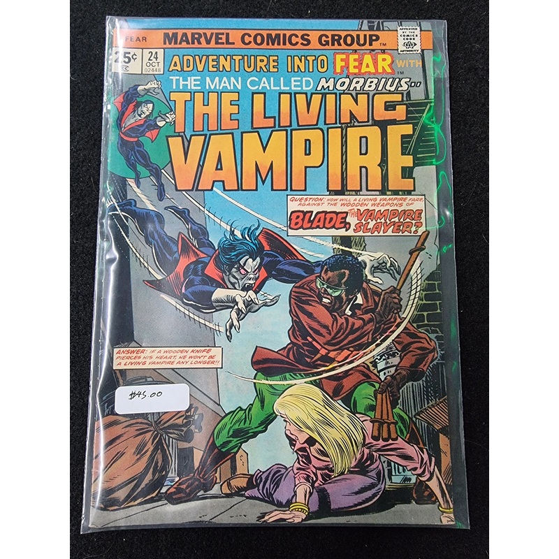 1974 Marvel Comics Adventure into Fear #24 – Blade vs Morbius