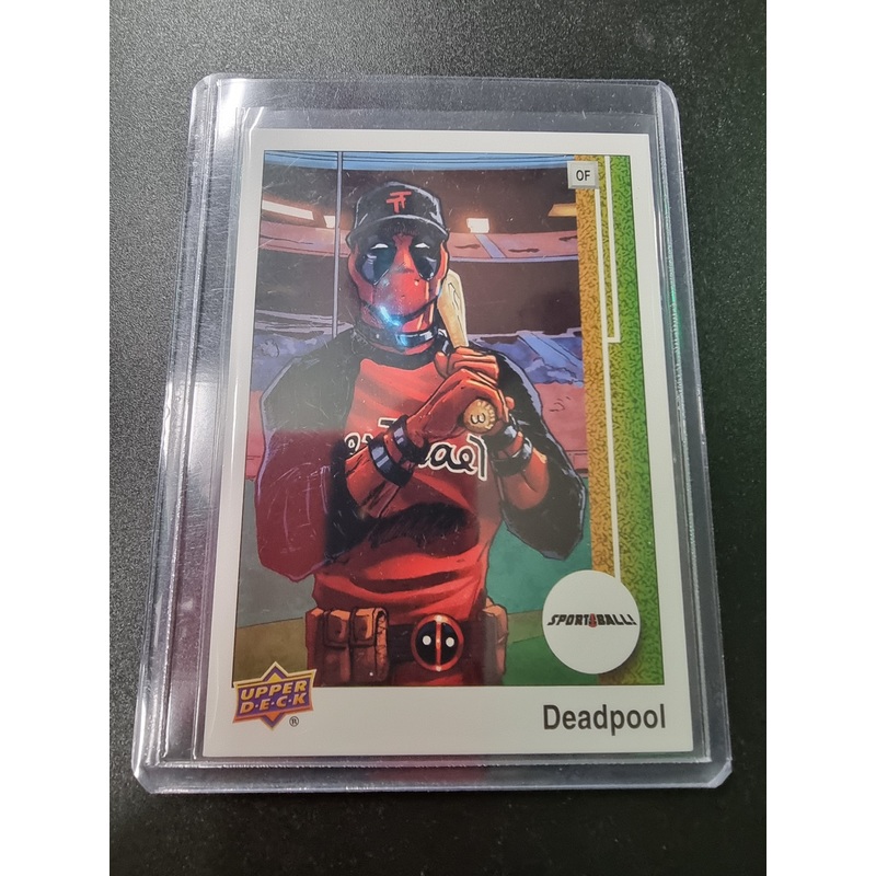 2019 UD Marvel DEADPOOL Sport Ball 2 Parody