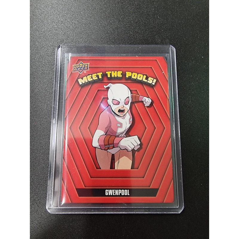 2019 UPPER DECK MARVEL DEADPOOL MEET THE POOLS! MTP9 INSERT CARD GWENPOOL