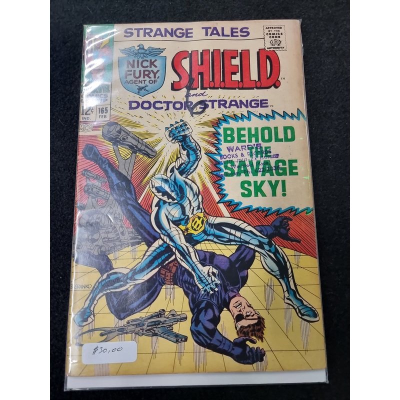 Strange Tales #165 Nick Fury Agent S.H.I.E.L.D. Dr Strange Steranko