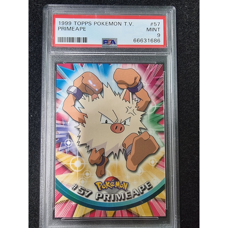 1999 Topps Pokemon Primeape PSA 9 Mint