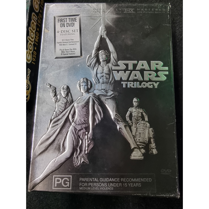 Star Wars Trilogy-4 Disc Set with Special Features – Digitally Remastered – 2004