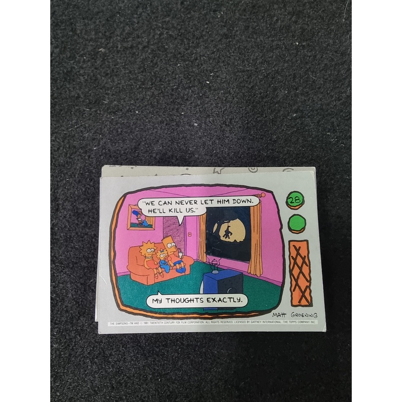 The Simpsons Trading Cards – Topps – 1990 – Mixed Card Lot + Stickers