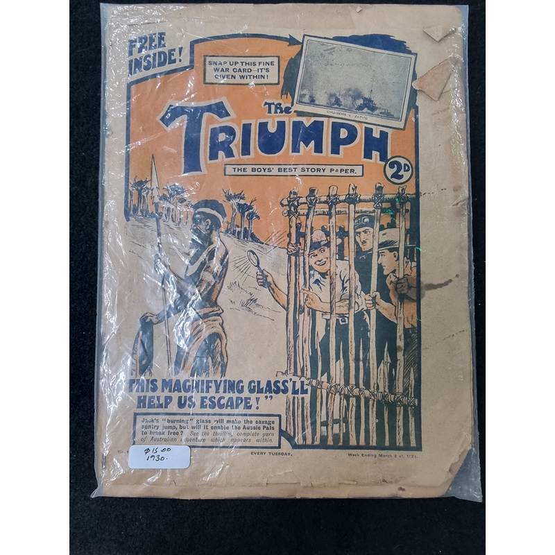 THE TRIUMPH THE BEST STORY PAPER 1930