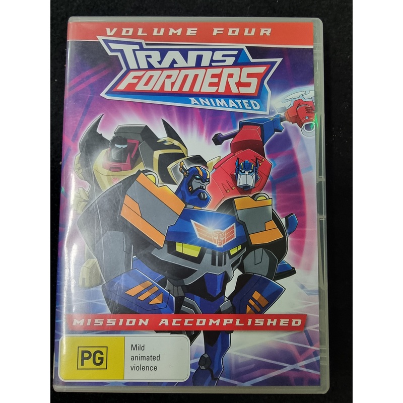 TRANSFORMERS ANIMATED VOLUME FOUR MISSION ACCOMPLISHED DVD