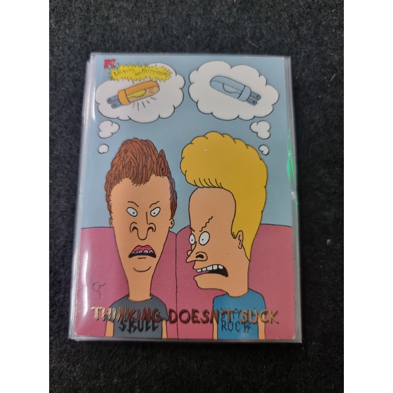1994 Fleer EUROPE Beavis Butthead Thinking Doesnt Suck Mixed Card Lot