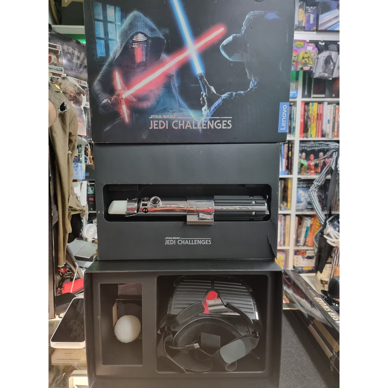 STAR WARS JEDI CHALLENGERS VR HEADSET & LIGHTSABER GAME BY LENOVO