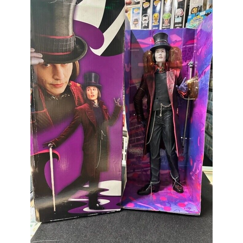 1/4 NECA Charlie And The Chocolate Factory Willy Wonka Johnny Depp Figure