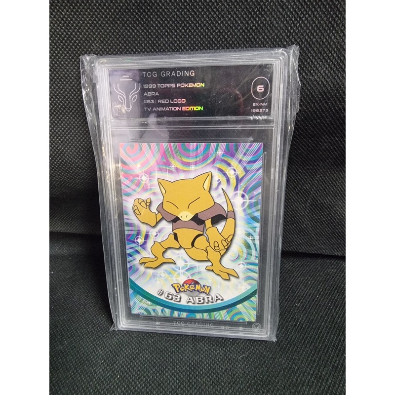 1999 Topps Pokemon TV Animation Abra #63 TCG 6