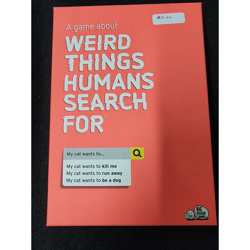 A GAME ABOUT WEIRD THINGS HUMANS SEARCH FOR MY CAT WANTS TO….