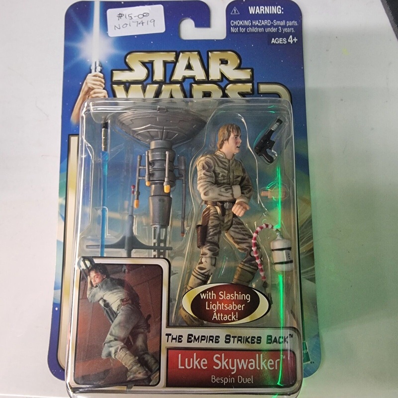 Star Wars Luke Skywalker Bespin Duel The Empire Strikes Back 2002 Lightsaber