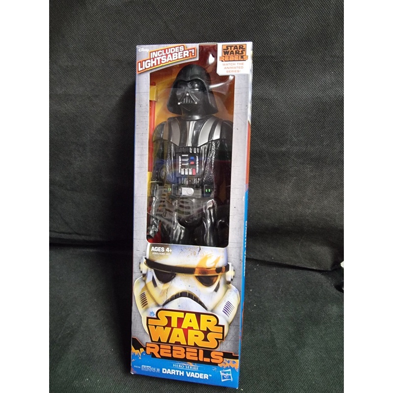 Star Wars Rebels Darth Vader with Lightsaber 12 Action Figure Hero Series NIB