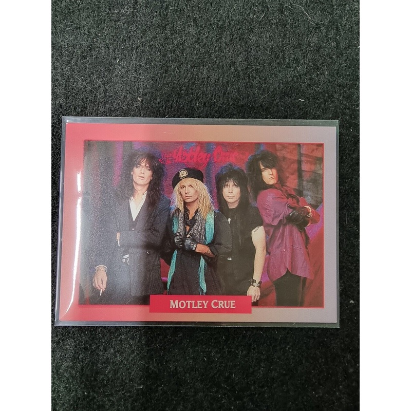1991 BROCKUM ROCKCARDS MOTLEY CREW  CARD No 239