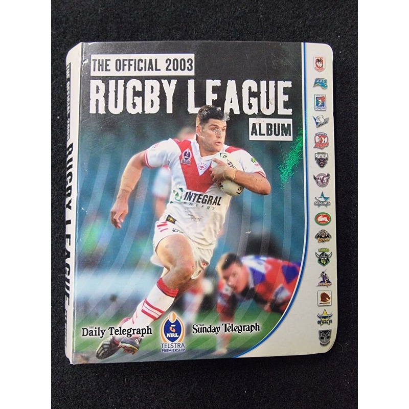 2003 TELEGRAPH  NEWSPAPER  RUGBY LEAGUE CARD ALBUM,  SOME CARDS