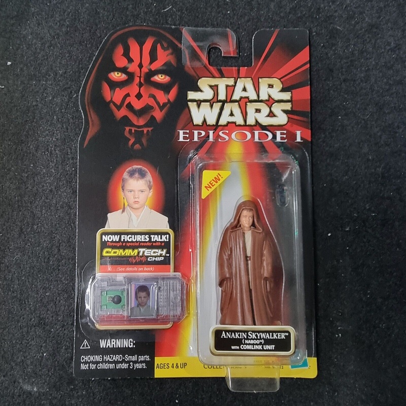 Star Wars Anakin Skywalker Naboo W/ Comlink Unit Episode 1 Hasbro 1999