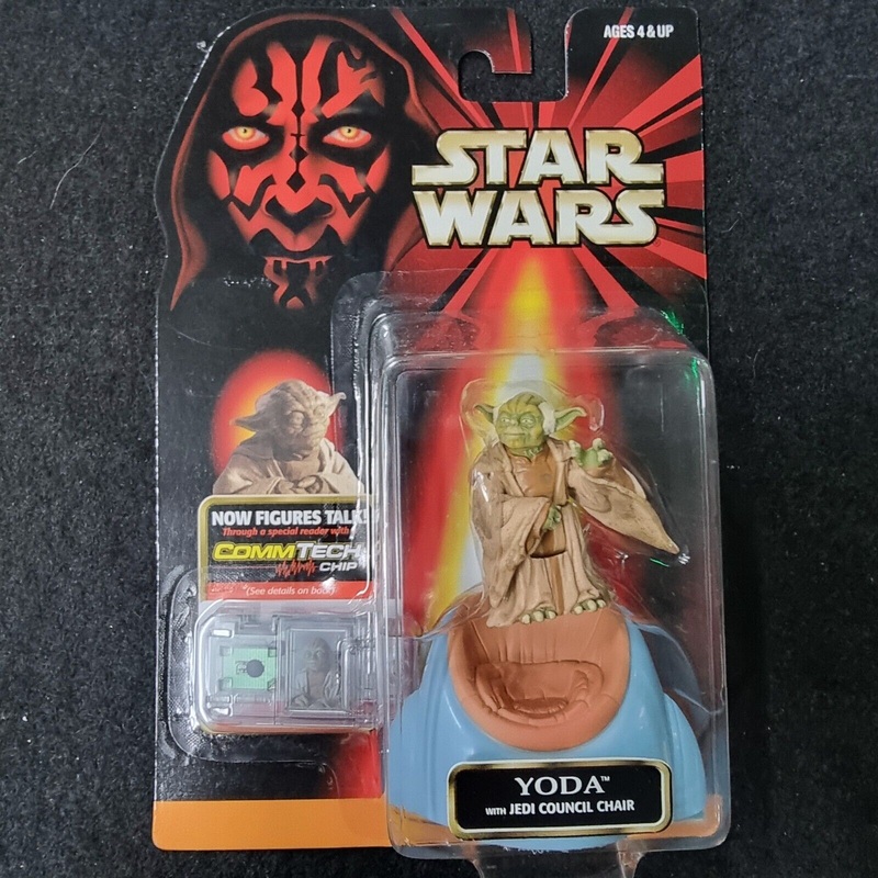 Star Wars Episode 1 The Phantom Menace Yoda 3.75 Action Figure 1998 Hasbro