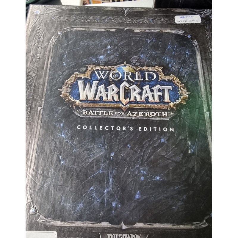World Of Warcraft Battle For Azeroth Collectors Edition  Missing Cd